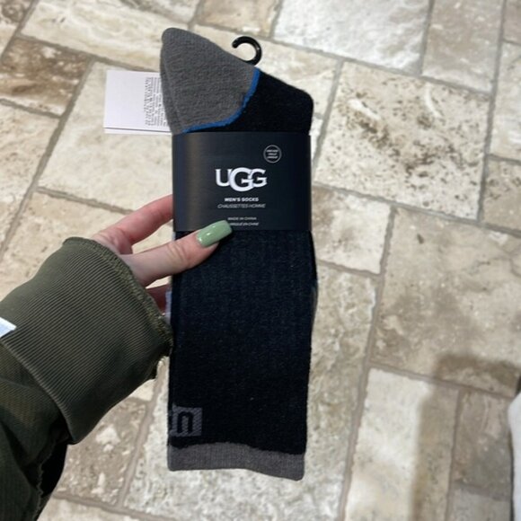 UGG Men's Lockhart Winter Boot Sock - Picture 5 of 5